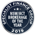 Specialist Finance Group NSW/ACT Brokerage of the Year 2019