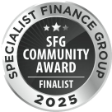 Specialist Finance Group Community Award Finalist 2025