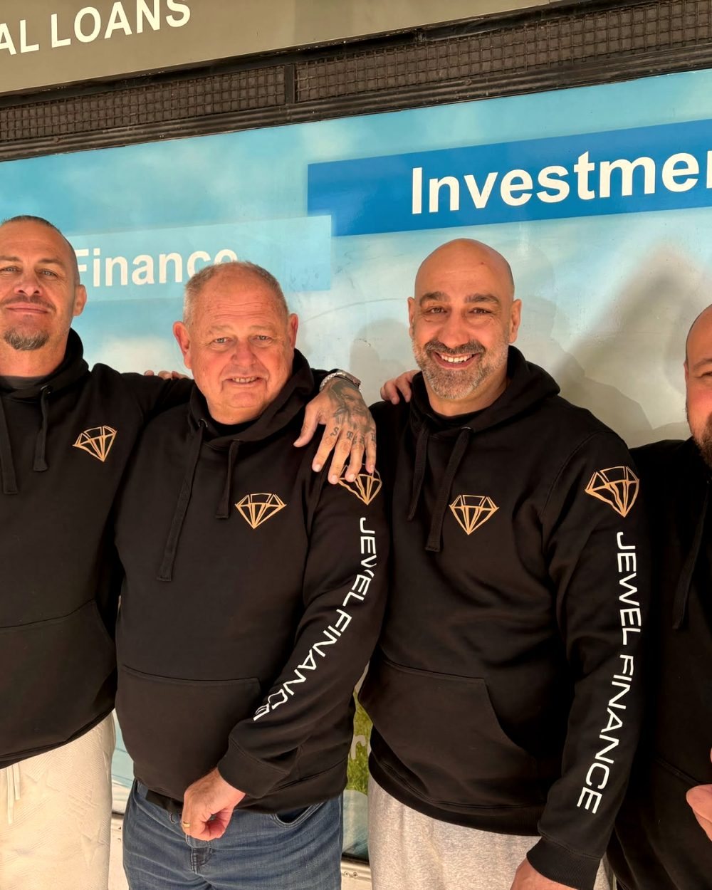 Members of the Jewel Finance team outside their office